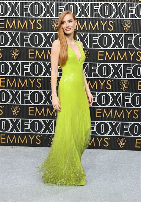 jessica chastain gucci|Jessica Chastain in Lime Green Gucci Dress at the .